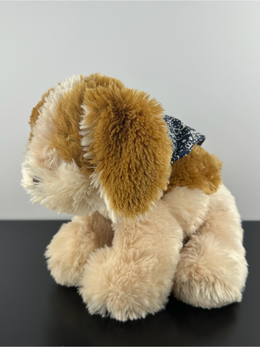 Ganz Rare Heritage Collection Sammy Puppy Dog 11” H6401 Brown Cream Plush